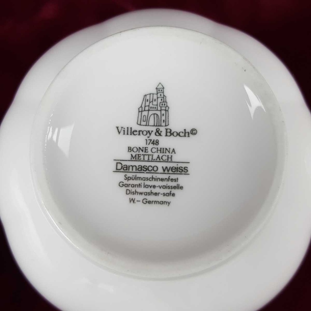 [458164829] Tasse Frühstückstasse 0,35 L Villeroy & Boch Damasco Weiß gebraucht - gut Bild 6