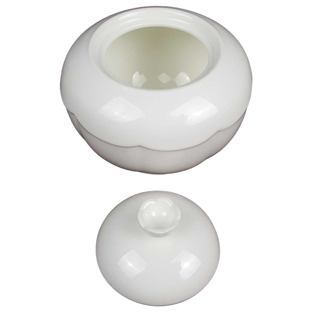 [458164831] Zuckerdose Villeroy & Boch Damasco Weiß gebraucht - sehr gut Bild 2