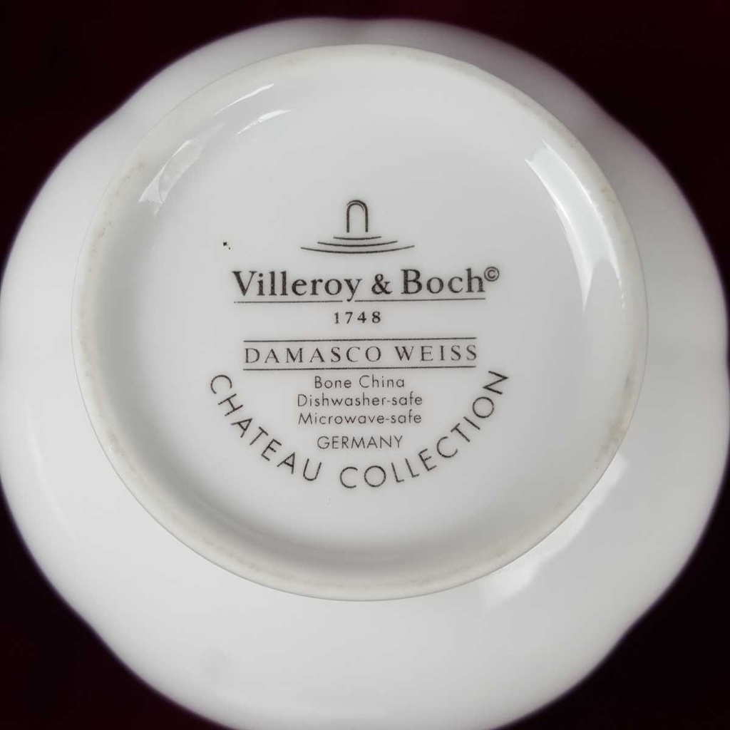 [458164831] Zuckerdose Villeroy & Boch Damasco Weiß gebraucht - sehr gut Bild 6