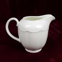 [458164832] Milchkännchen 9 cm Villeroy & Boch Weiß Damasco gebraucht - sehr gut Bild 3