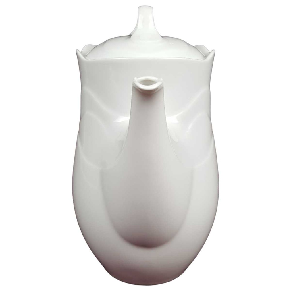 [458164834] Kaffeekanne 1,3 L Königl. pr. Tettau Design Hans Welling Weiß gebraucht - gut Bild 2