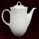 [458164834] Kaffeekanne 1,3 L Königl. pr. Tettau Design Hans Welling Weiß gebraucht - gut Bild 3