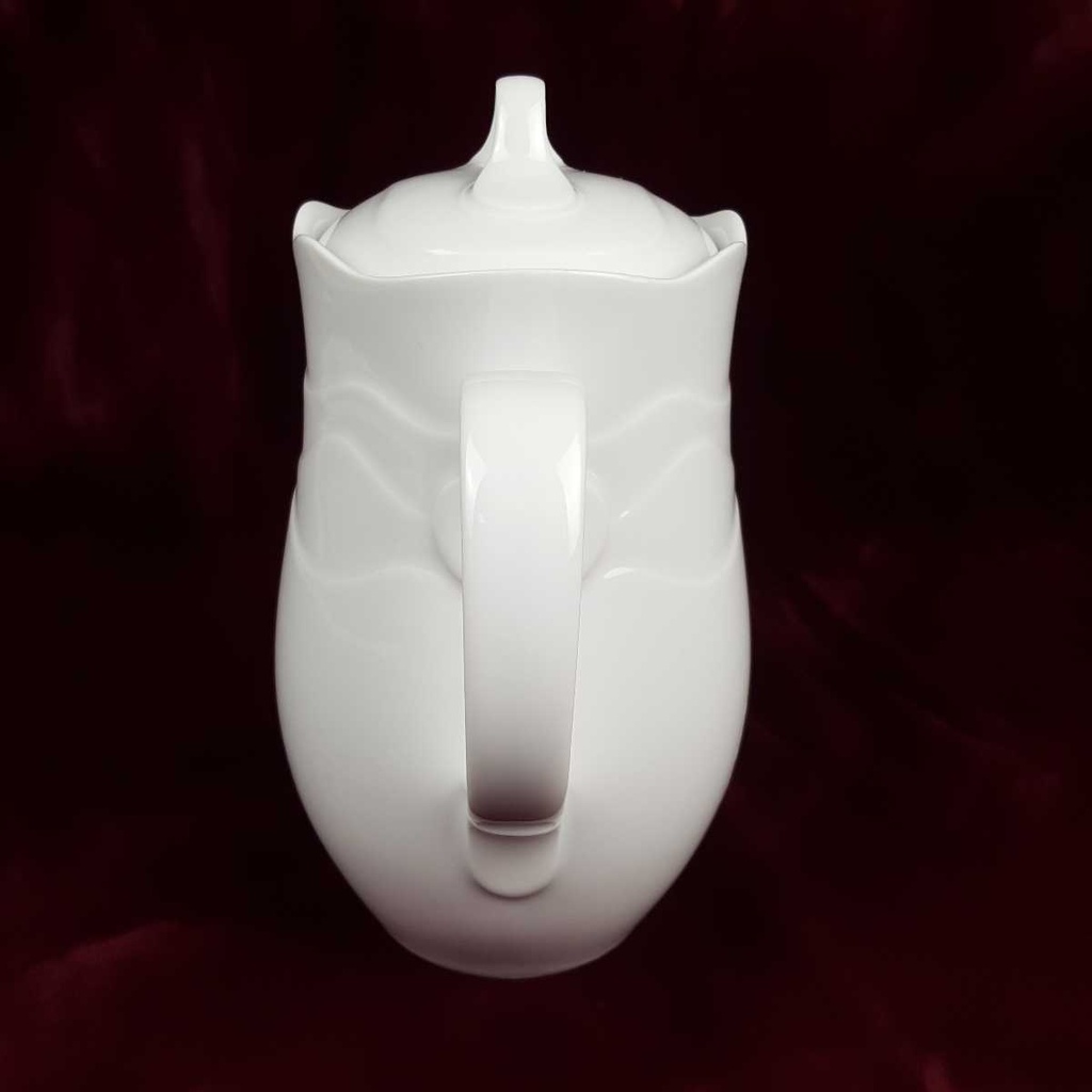 [458164834] Kaffeekanne 1,3 L Königl. pr. Tettau Design Hans Welling Weiß gebraucht - gut Bild 4