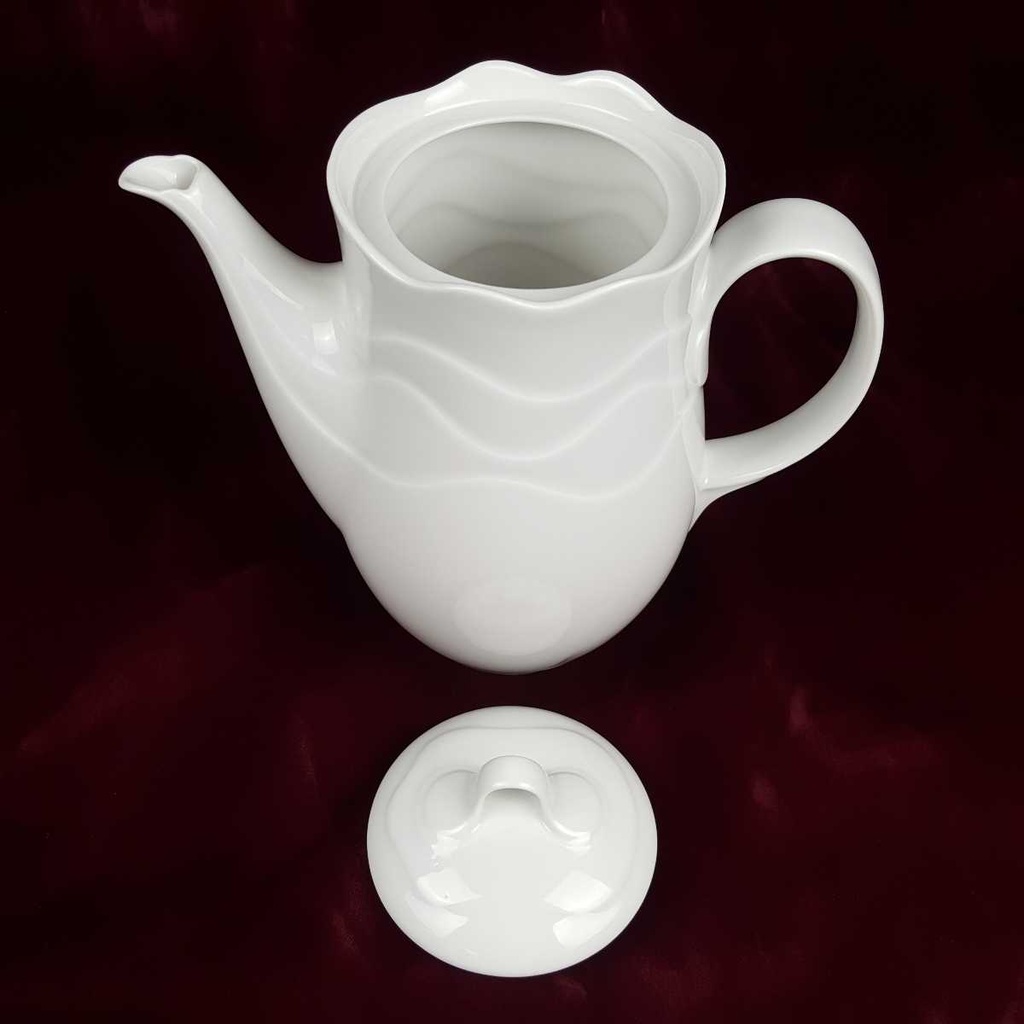[458164834] Kaffeekanne 1,3 L Königl. pr. Tettau Design Hans Welling Weiß gebraucht - gut Bild 5