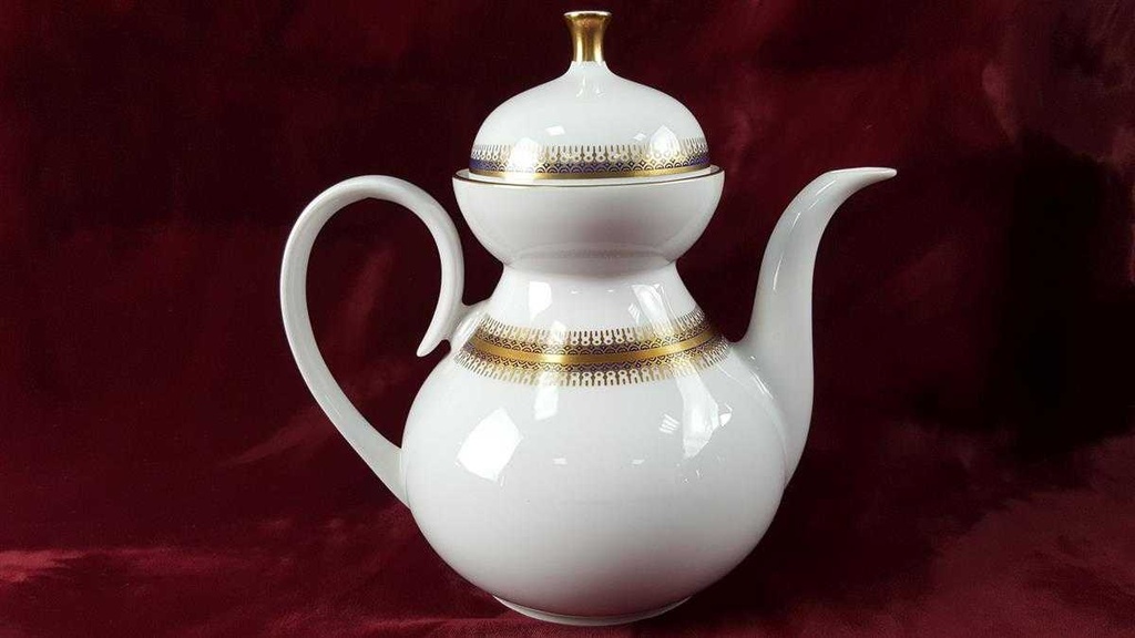 [45816484] Kaffeekanne Seltmann Weiden Vohenstrauß Form 6397 Kobaltblau Blau gebraucht - gut Bild 3