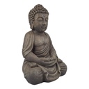 [458164847] Buddha Figur Steinguss grün/braun Garten Terrasse Feng Shui Dekoration 35 cm Bild 2