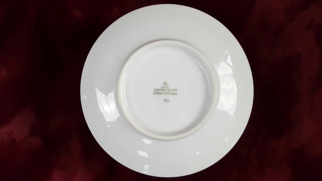 [45816486] Sauciere mit Teller Seltmann Weiden Vohenstrauß Form 6397 Kobaltblau Gold Blau gebraucht - gut Bild 4