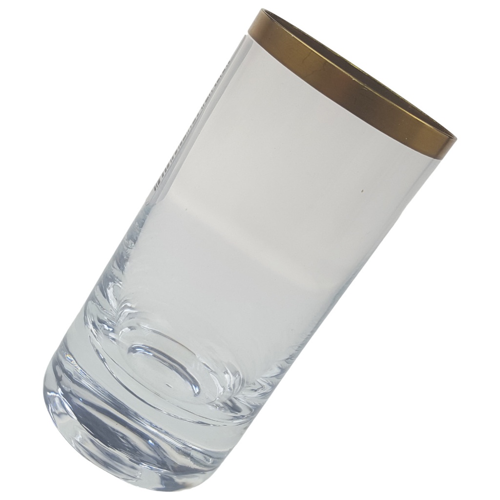 [458164881] Trinkglas Wasserglas Eisbecher Goldrand Ingrid Glas Altdeutsch Pokal W.Germany gebraucht - sehr gut Bild 2
