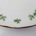 [458164888] Untertasse für Kaffee 14,7 cm Seltmann Weiden Wien Grüne Rose gebraucht - gut Bild 5