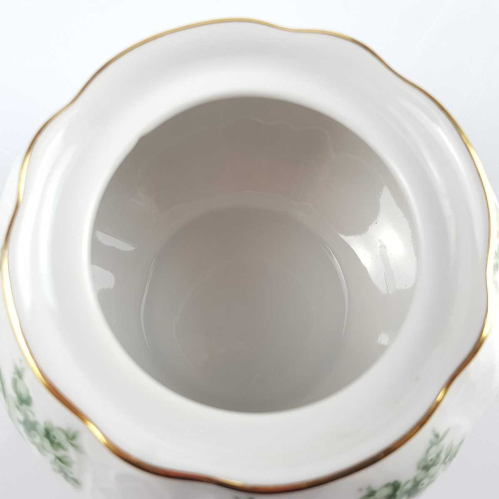 [458164891] Kaffeetasse Zuckerdose Seltmann Weiden Wien Grüne Rose Bild 4