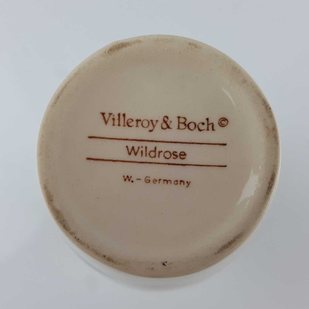 [458164899] Tischvase klein 17 cm Villeroy & Boch Wildrose gebraucht - gut Bild 5