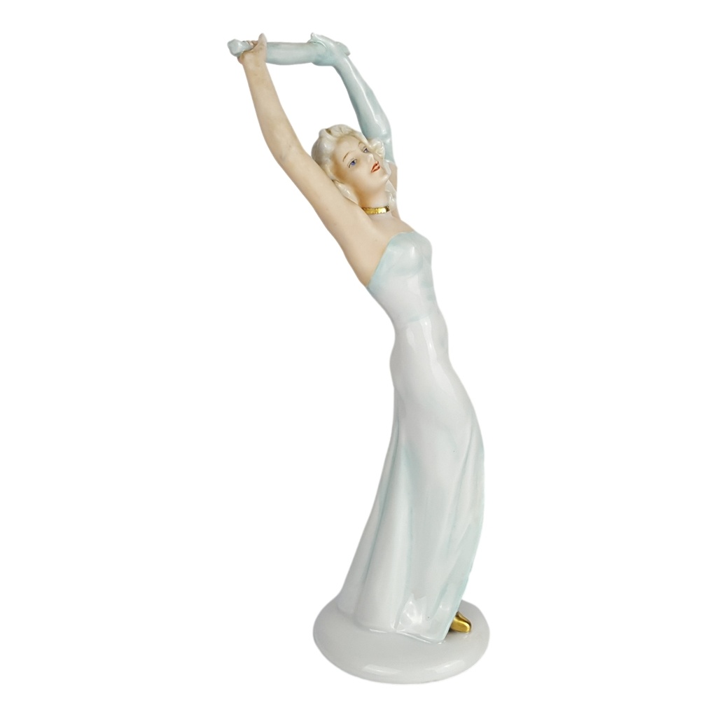 [458164903] Porzellanfigur 23,4 cm Heinz Schaubach gebraucht - gut Bild 2