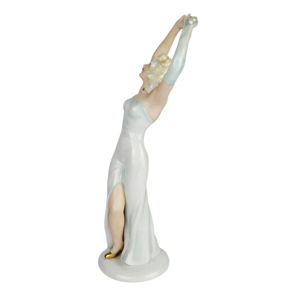 [458164903] Porzellanfigur 23,4 cm Heinz Schaubach gebraucht - gut Bild 6