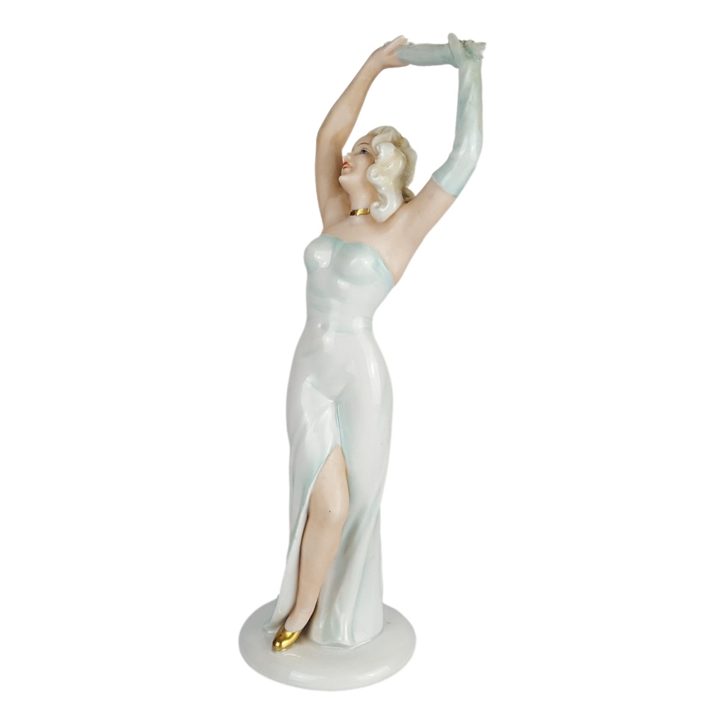 [458164903] Porzellanfigur 23,4 cm Heinz Schaubach gebraucht - gut Bild 7