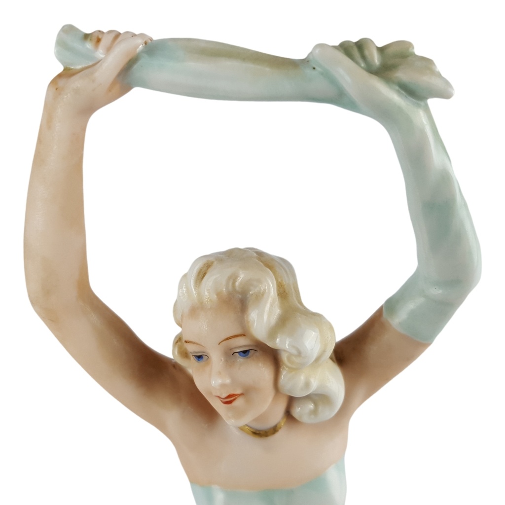 [458164903] Porzellanfigur 23,4 cm Heinz Schaubach gebraucht - gut Bild 8