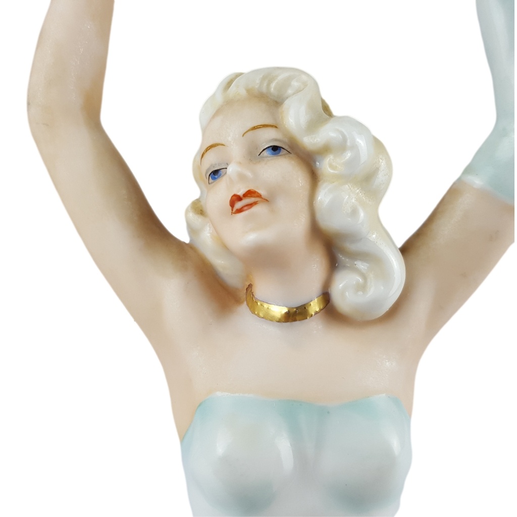 [458164903] Porzellanfigur 23,4 cm Heinz Schaubach gebraucht - gut Bild 9
