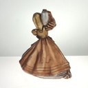 [458164904] Niederrheinische Wachskunst Wachs Figur Handarbeit Mädchen mit Krüge H 17,2 cm Bild 3