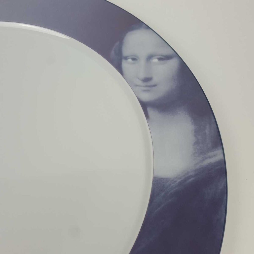 [458164919] Pizzateller Platzteller 33 cm Rosenthal Epoque Mona Lisa Transparent gebraucht - gut Bild 4