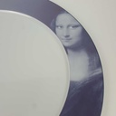 [458164919] Pizzateller Platzteller 33 cm Rosenthal Epoque Mona Lisa Transparent gebraucht - gut Bild 4