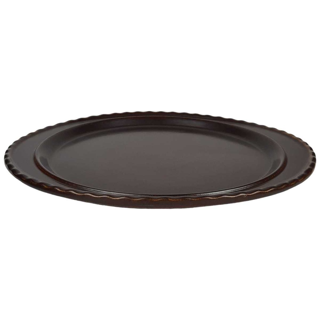 [458164920] Pizzateller Friesland Melitta Katengeschirr Braun gebraucht - gut Bild 2