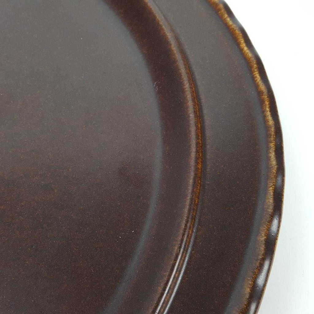 [458164920] Pizzateller Friesland Melitta Katengeschirr Braun gebraucht - gut Bild 3