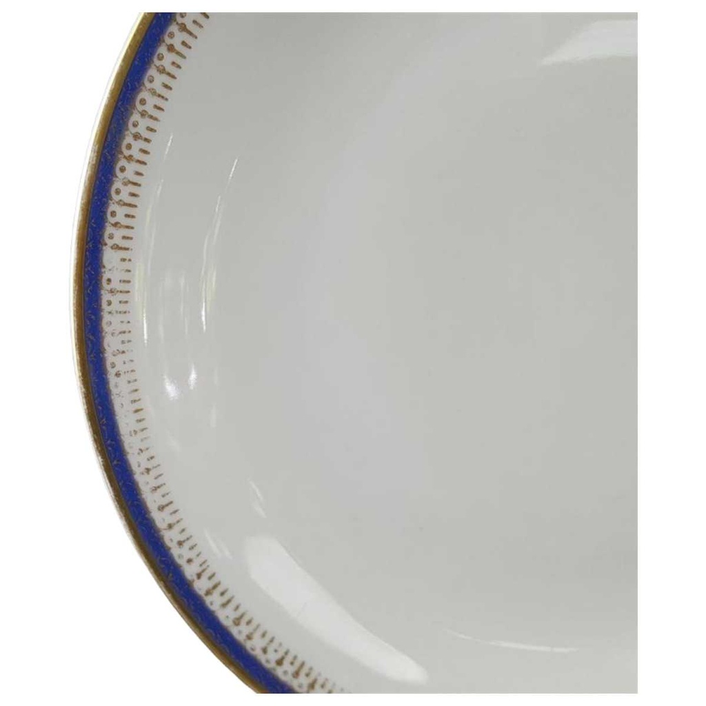 [45816494] Kuchenteller Dessertteller Frühstücksteller 19,6 cm Seltmann Weiden Vohenstrauß Form 6397 Kobaltblau Gold Blau gebraucht - akzeptabel Bild 2