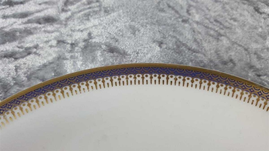 [45816499] Speiseteller Essteller 24,4 cm Seltmann Weiden Vohenstrauß Form 6397 Kobaltblau Blau gebraucht - gut Bild 3