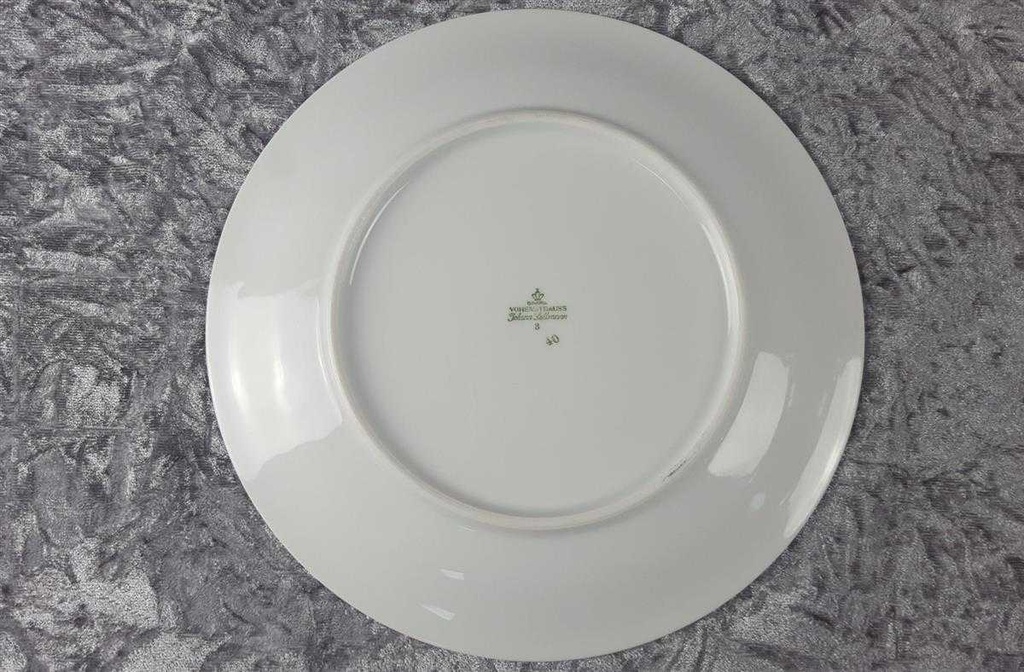 [45816499] Speiseteller Essteller 24,4 cm Seltmann Weiden Vohenstrauß Form 6397 Kobaltblau Blau gebraucht - gut Bild 5