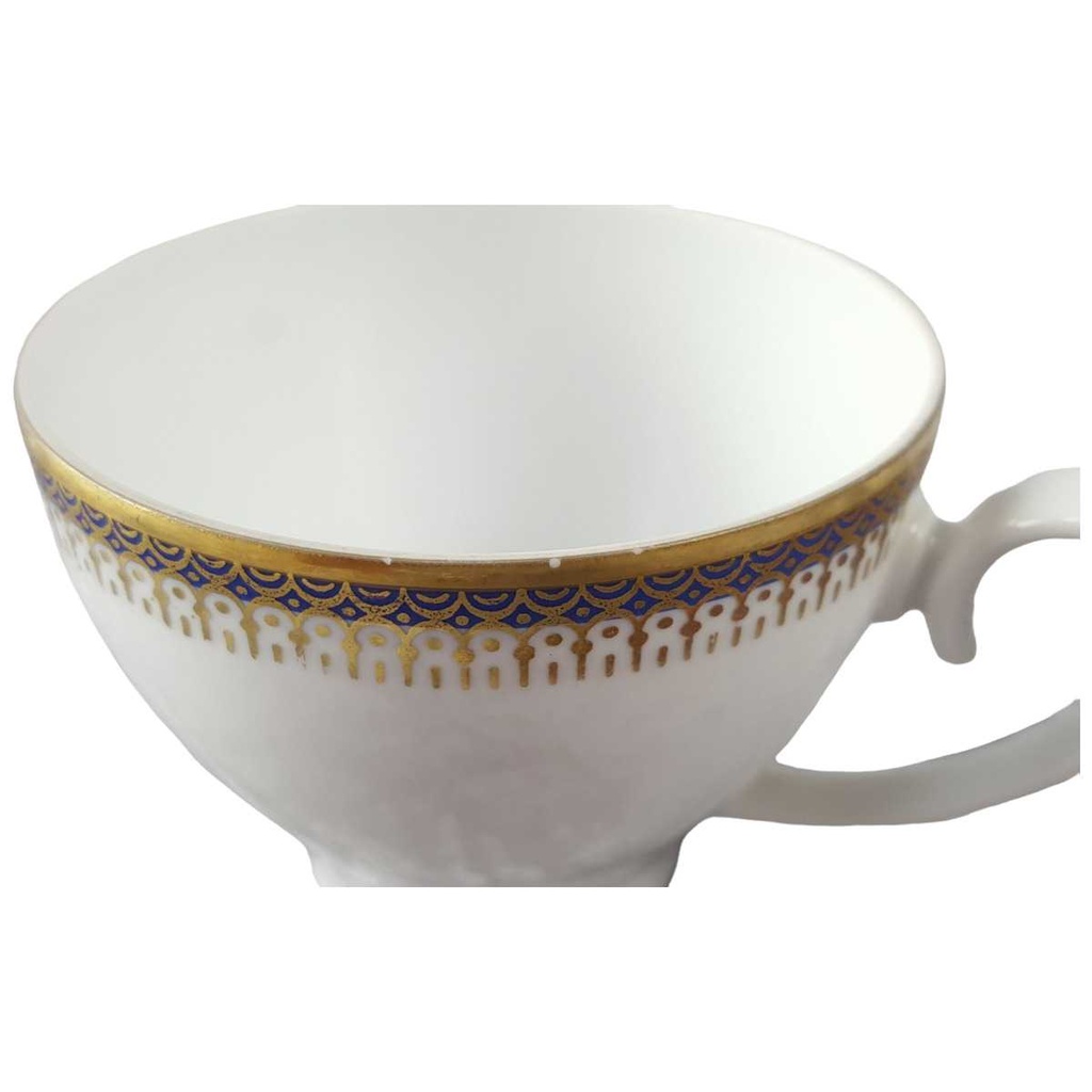 [45816502] Kaffeetasse Tasse Seltmann Weiden Vohenstrauß Form 6397 Kobaltblau Gold Blau gebraucht - akzeptabel Bild 2