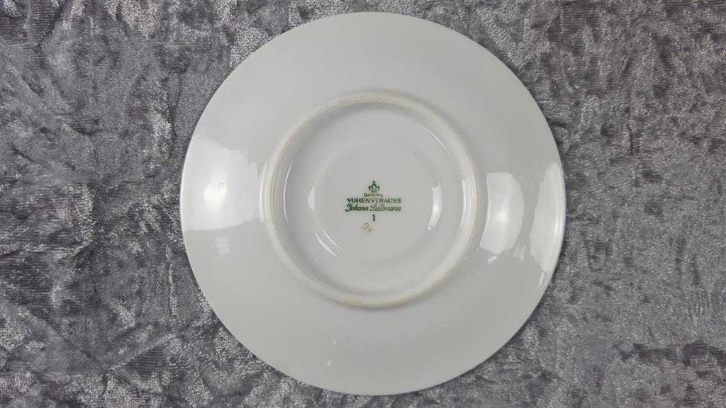 [45816504] Untertasse für Kaffee 15 cm Seltmann Weiden Vohenstrauß Form 6397 Kobaltblau Gold Blau gebraucht - gut Bild 4