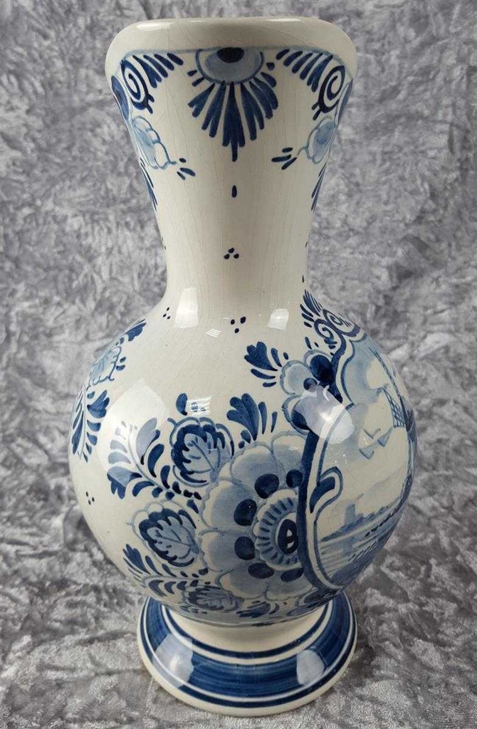 [45816512] Vase 27,5 cm Delfts Blauw gebraucht - gut Bild 5
