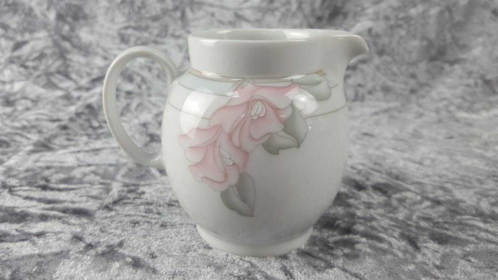 [45816522] Milchkännchen Eschenbach Valencia 1495 rosa Blumen gebraucht - sehr gut Bild 3