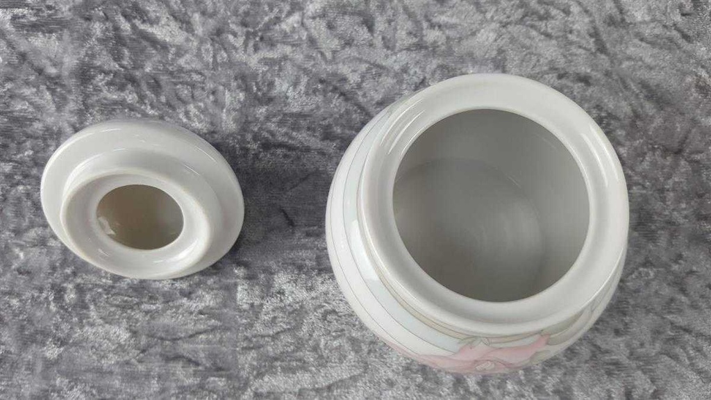 [45816523] Zuckerdose Eschenbach Valencia 1495 rosa Blumen gebraucht - sehr gut Bild 5