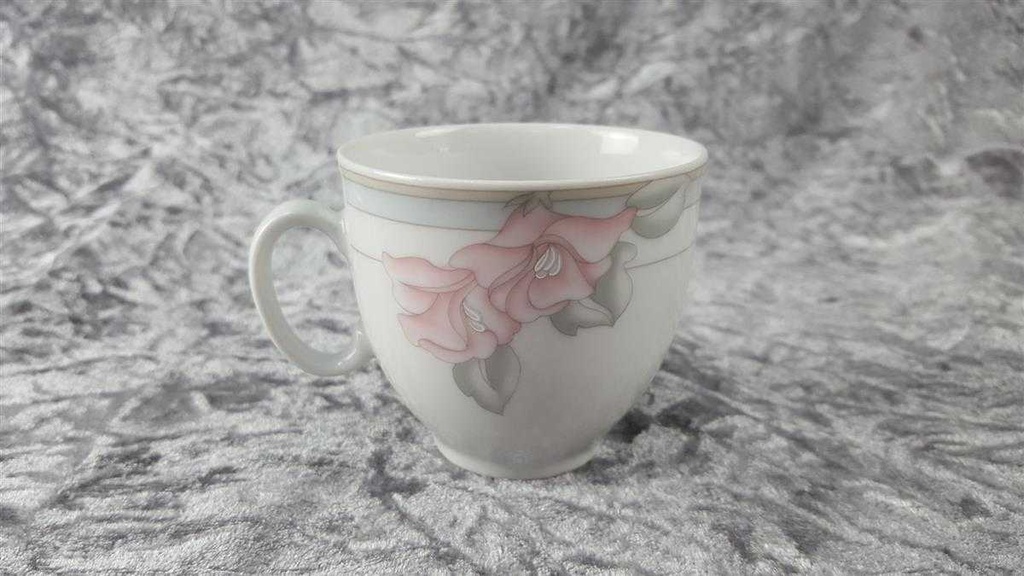 [45816524] Kaffeetasse Tasse Eschenbach Valencia 1495 rosa Blumen gebraucht - sehr gut Bild 3