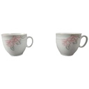 [2119197] 2er Set Kaffeetasse Tasse mini Eschenbach Valencia 1495 rosa Blumen gebraucht - akzeptabel Bild 2