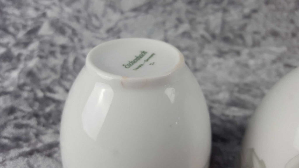 [2119197] 2er Set Kaffeetasse Tasse mini Eschenbach Valencia 1495 rosa Blumen gebraucht - akzeptabel Bild 5