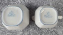 [45816529] Zuckerdose Milchkännchen und Milch & Zucker Set Burg Lindau Blaue Linie Blau gebraucht - gut Bild 4