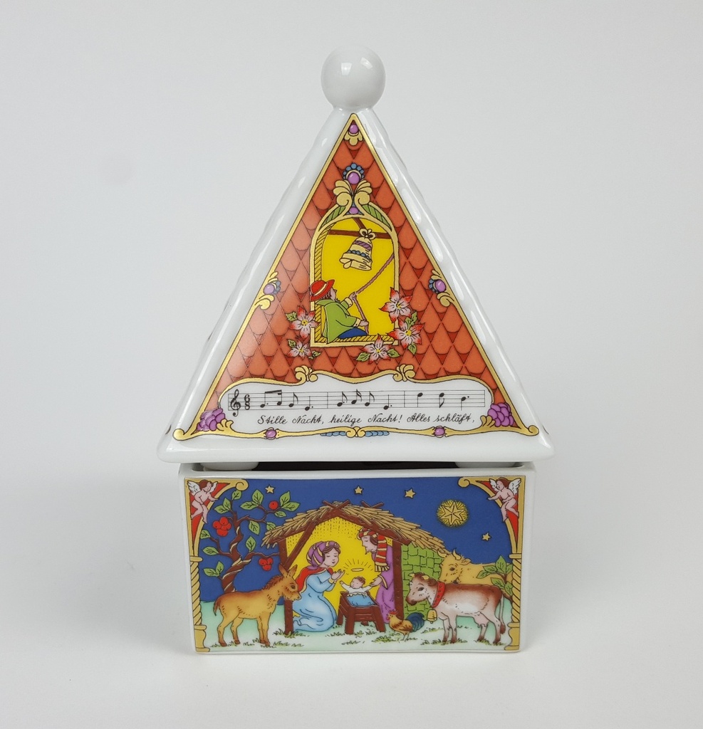 [458165305] Spieluhr 13,4 cm Hutschenreuther gebraucht - sehr gut Bild 2