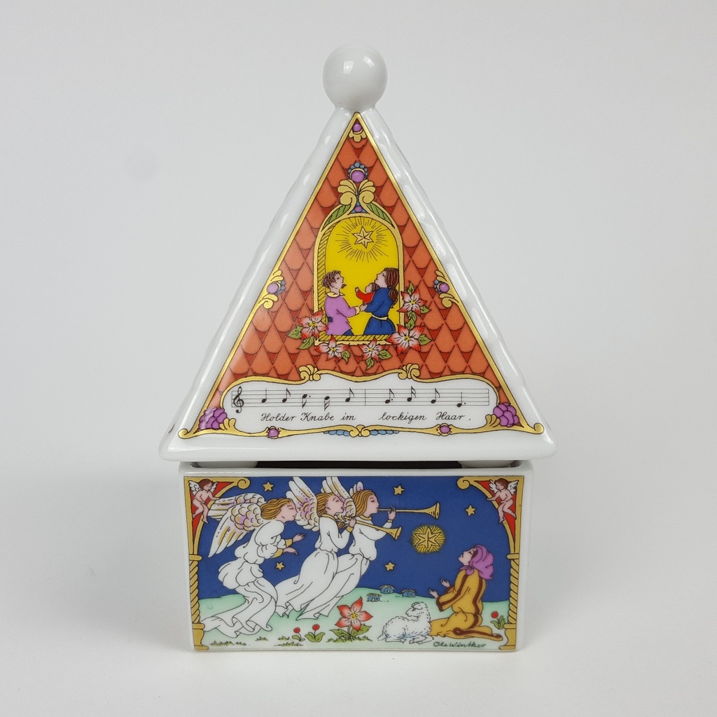 [458165305] Spieluhr 13,4 cm Hutschenreuther gebraucht - sehr gut Bild 4