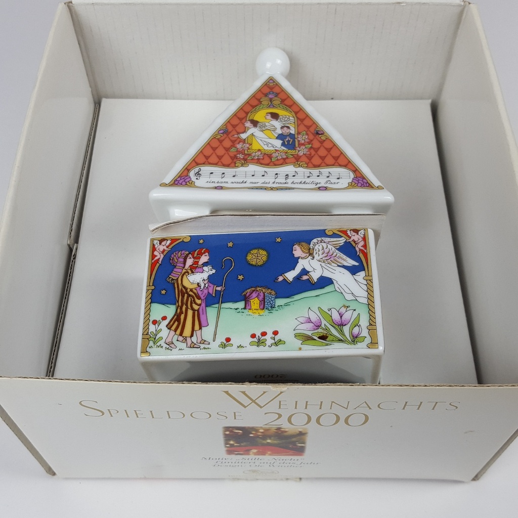 [458165305] Spieluhr 13,4 cm Hutschenreuther gebraucht - sehr gut Bild 8