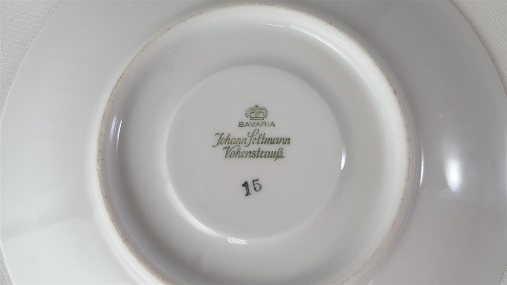 [45816538] Kaffeetasse mit Untertasse Tasse Seltmann Weiden Vohenstrauß Grau Gold Dekor Bild 7