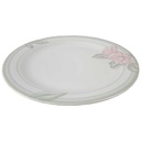 [45816557] Kuchenteller Dessertteller Frühstücksteller 19,5 cm Eschenbach Valencia 1495 rosa Blumen gebraucht - gut Bild 2