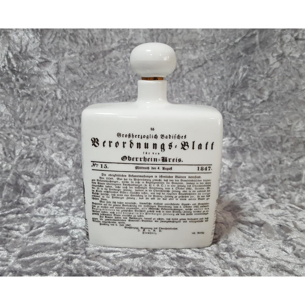 [45816572] Karl Nehmzow Altenkunstadt Keramik Flasche Badische Zeitung H 17 cm Bild 4