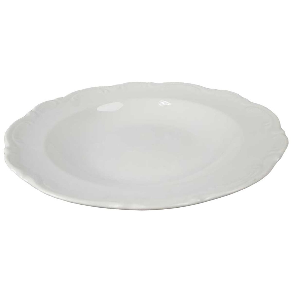 [45816573] Suppenteller 22,3 cm Mitterteich Form 2000 Weiß gebraucht - gut Bild 2