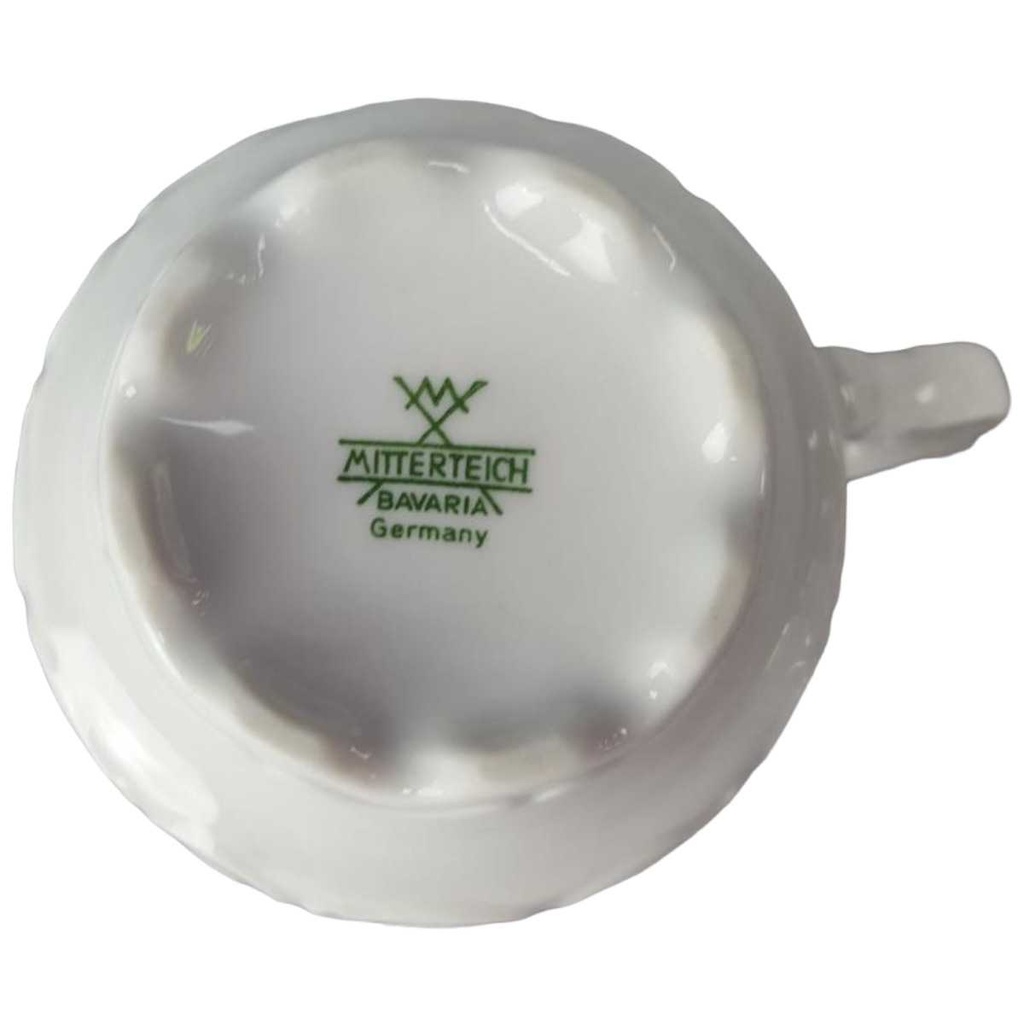 [45816578] Kaffeetasse Tasse Mitterteich Form 2000 Uni Weiß gebraucht - gut Bild 2