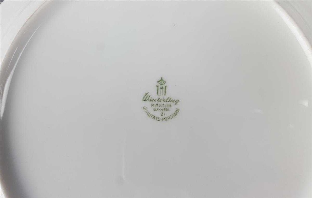 [45816583] Kuchenteller 19,3 cm Winterling Röslau Rosenkante Weiß gebraucht - akzeptabel Bild 5