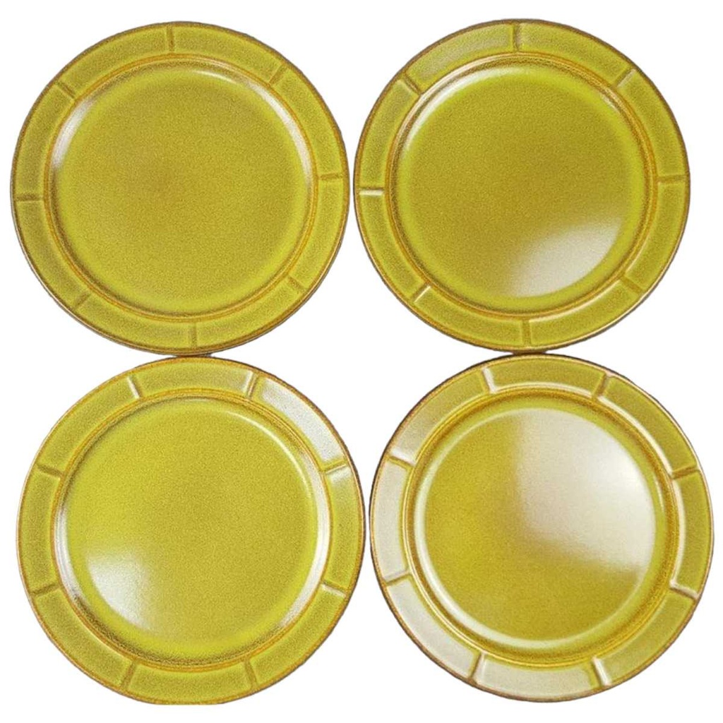 [2119198] 4er Set Kuchenteller Dessertteller Frühstücksteller 20,5 cm Formano Taiga gebraucht - gut Bild 2