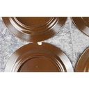 [2119198] 4er Set Kuchenteller Dessertteller Frühstücksteller 20,5 cm Formano Taiga gebraucht - gut Bild 5