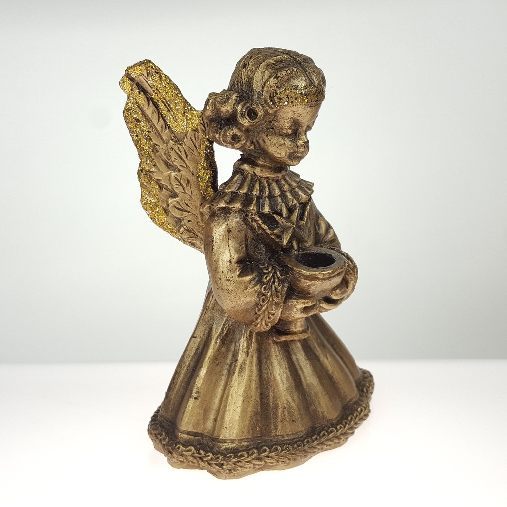 [458165939] Kerzenhalter Figur Deko 15,8 cm Keine Angabe gebraucht - gut Bild 2