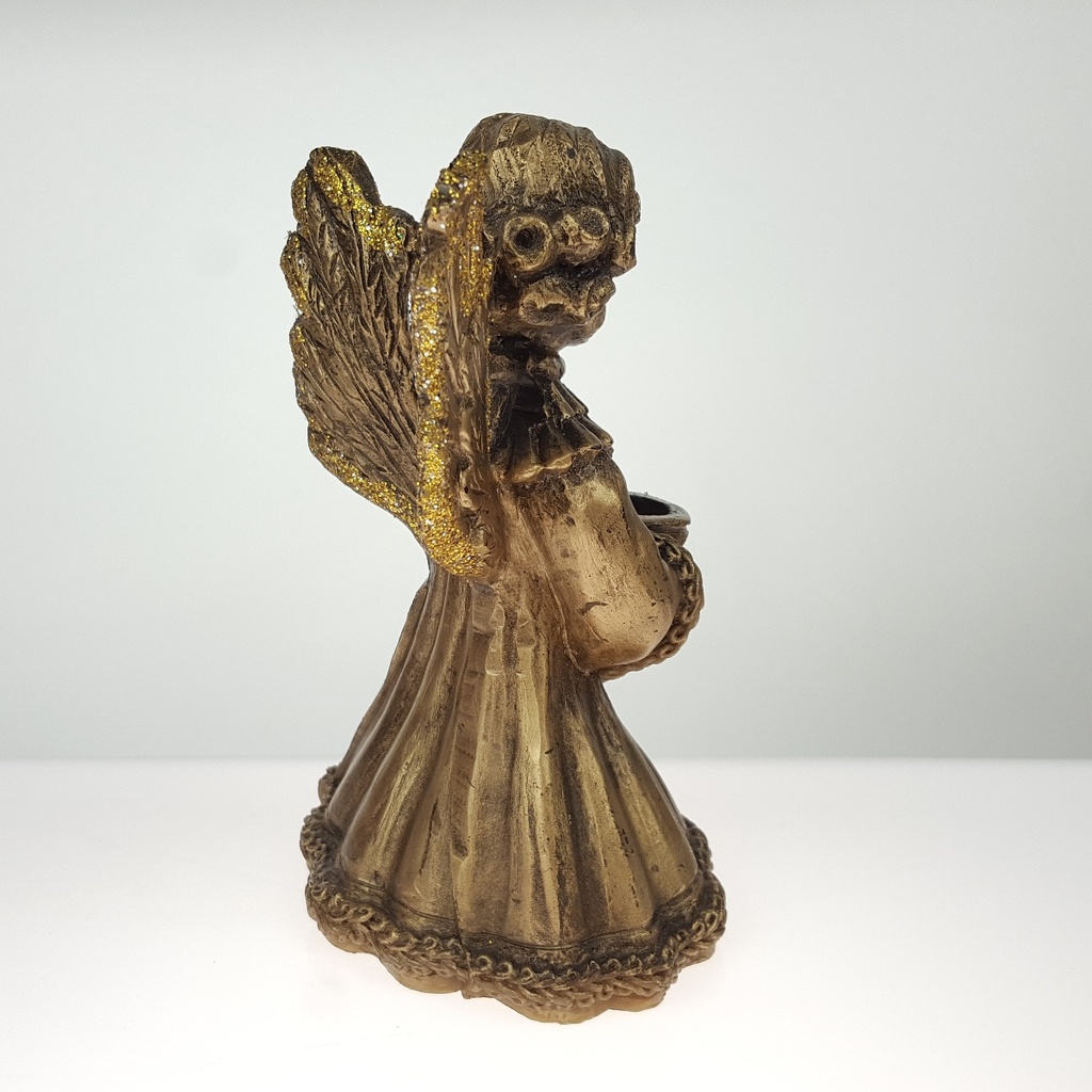 [458165939] Kerzenhalter Figur Deko 15,8 cm Keine Angabe gebraucht - gut Bild 3